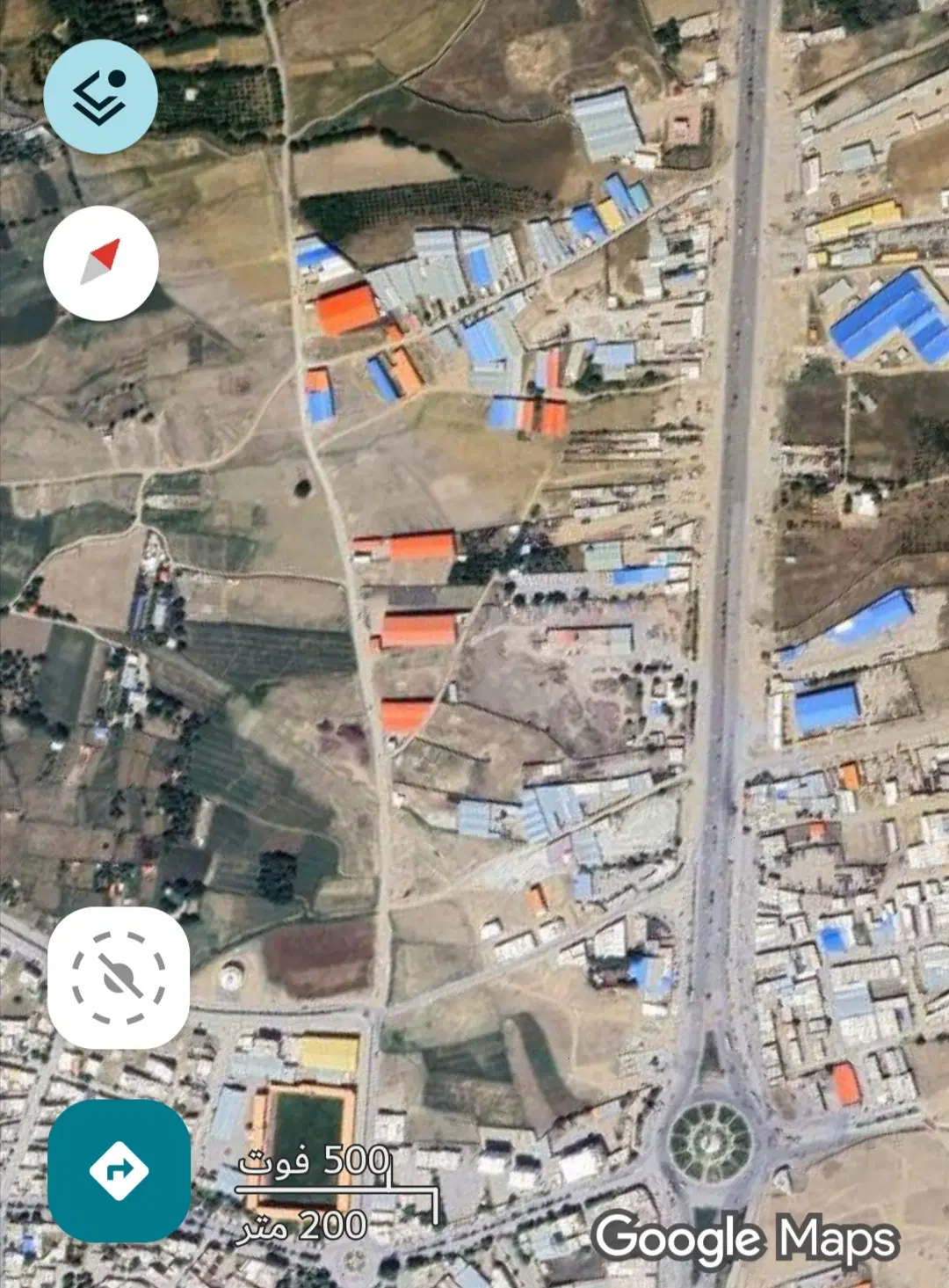 1200 متر زمین خیابان صنعت