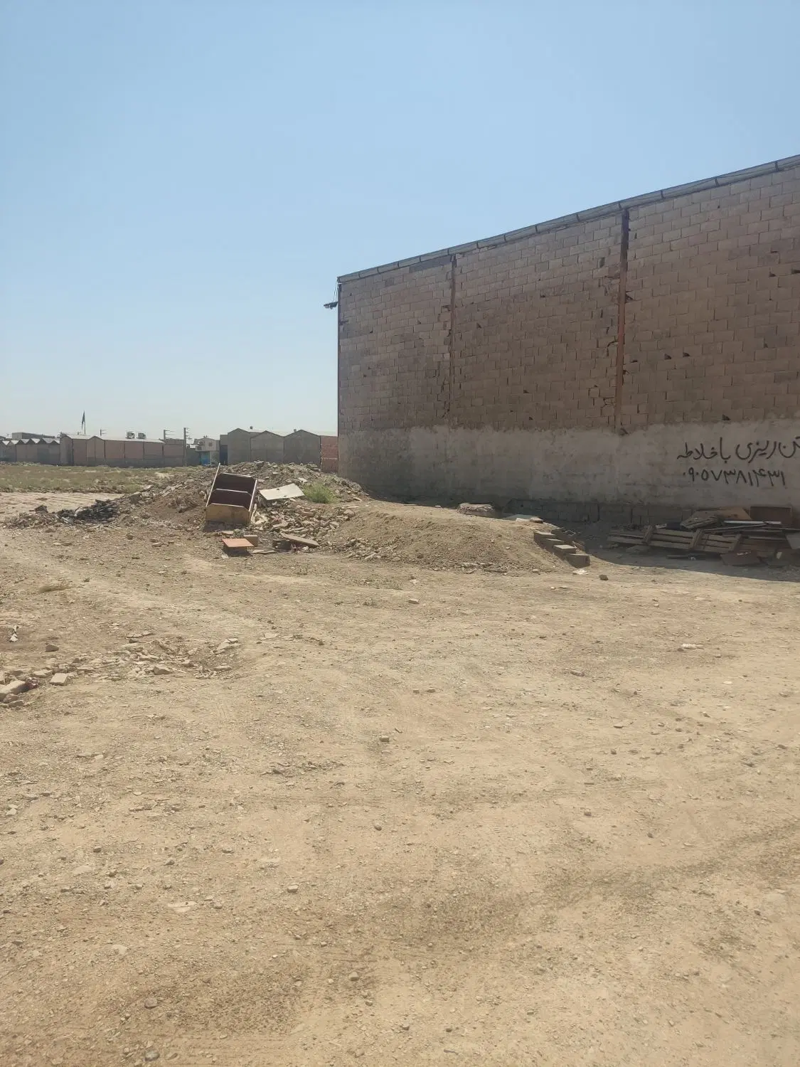 فروش زمین 120متری مناسب سوله