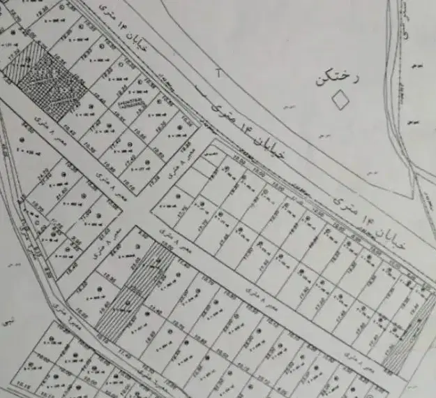 زمین ۲۰۰ متری دوشان