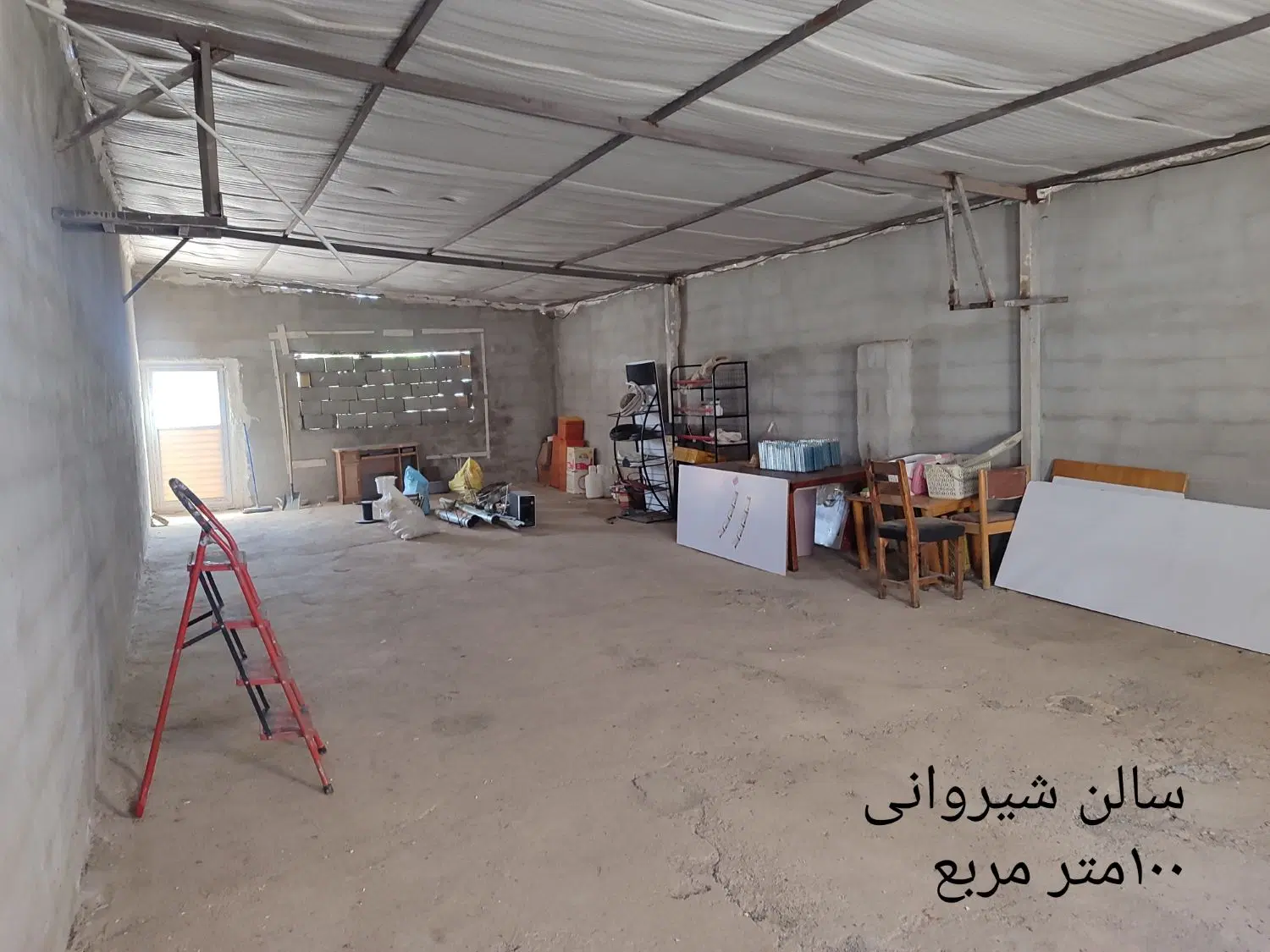 اجاره ۱۰۰متر سالن کارگاهی