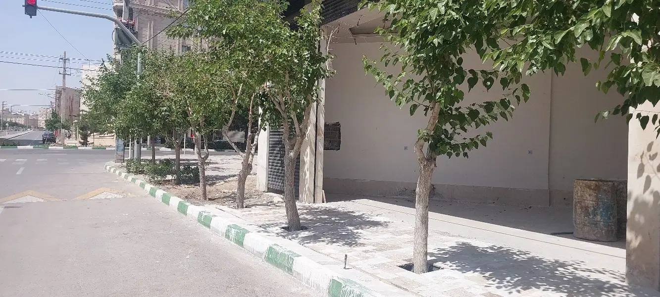 تجاری ۶۰ متری ،دهنه ۸.۵ متر ،حاشیه اصلی  ویترین