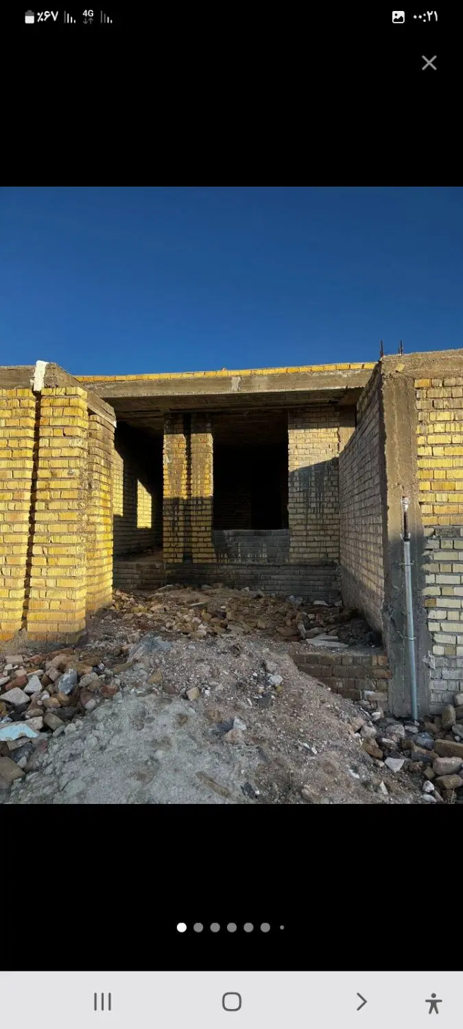 ۶ واحد منزل نیمه کاره  درب حیاط خاتونک