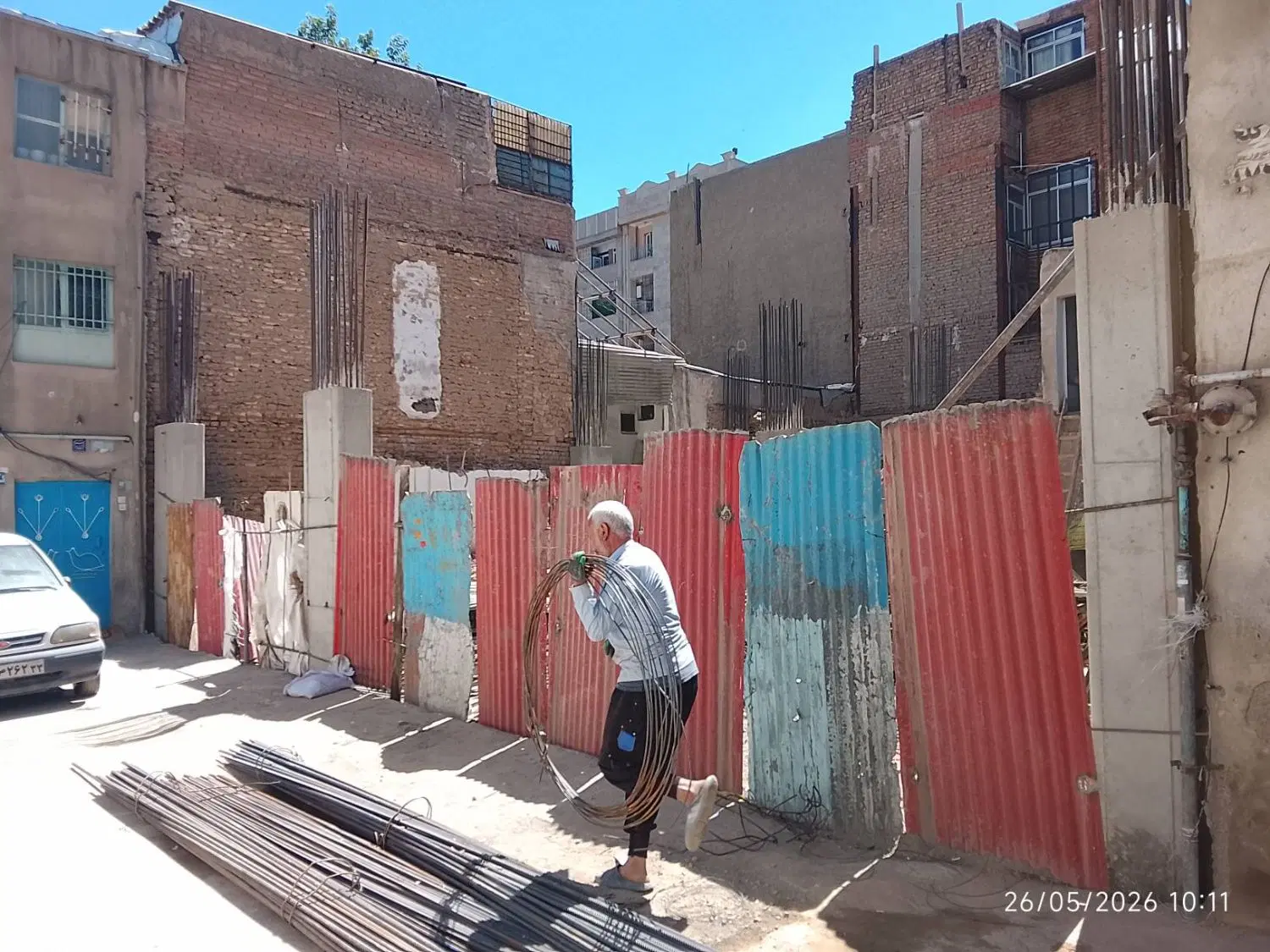 53متر آپارتمان با پارکینگ در سقف اول