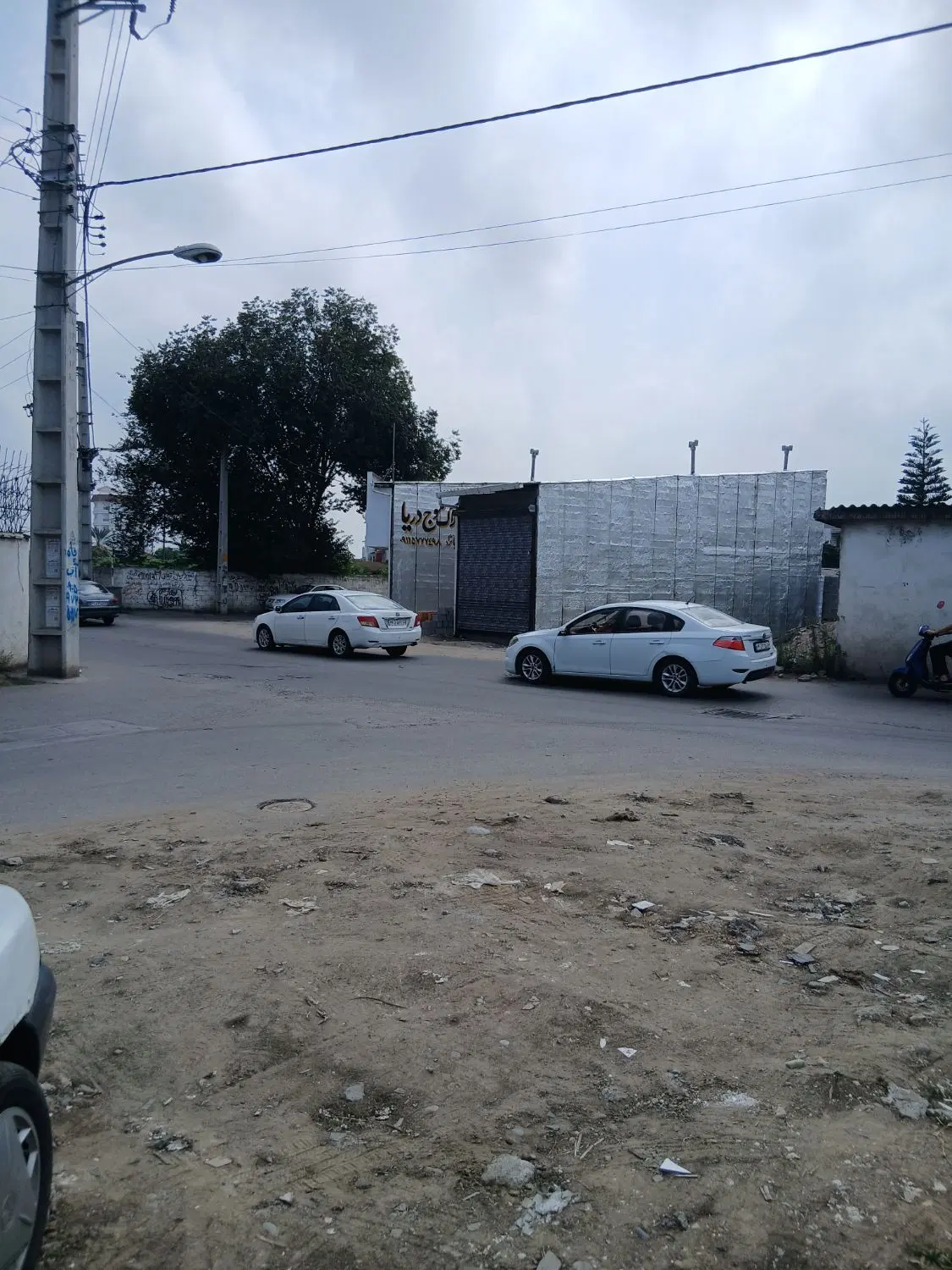 فروش. زمین. تجاری جای خوب نبش بلوار اصلی