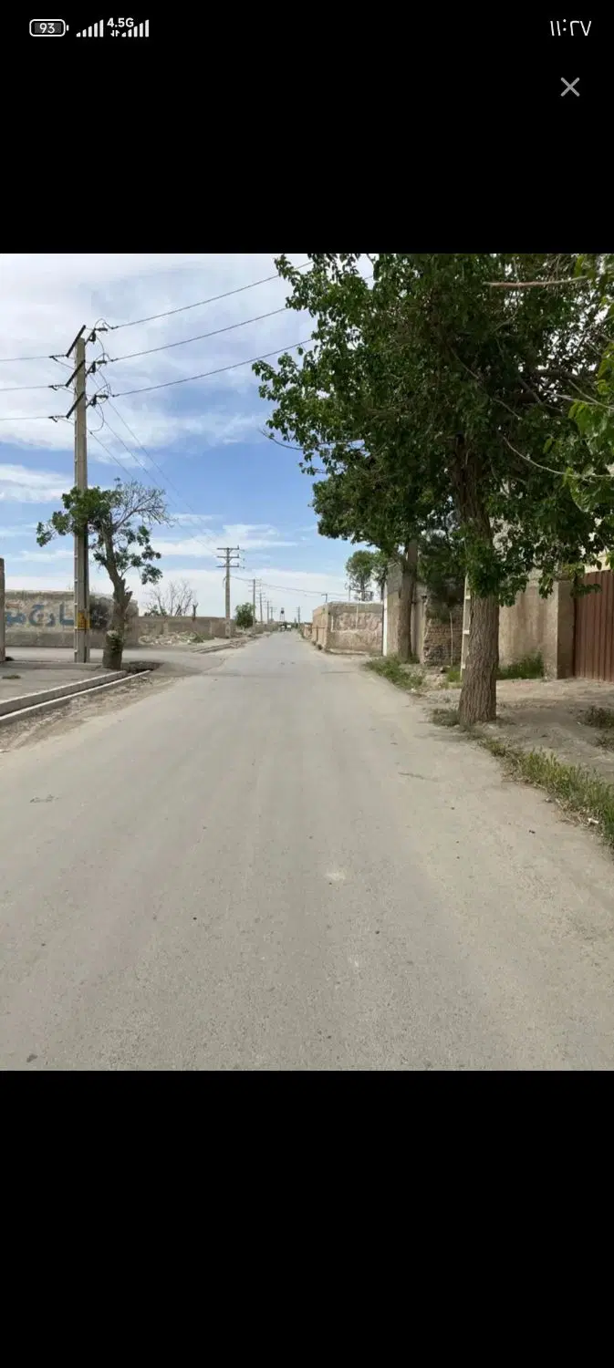 زمین ۱۲۶متری فروشی