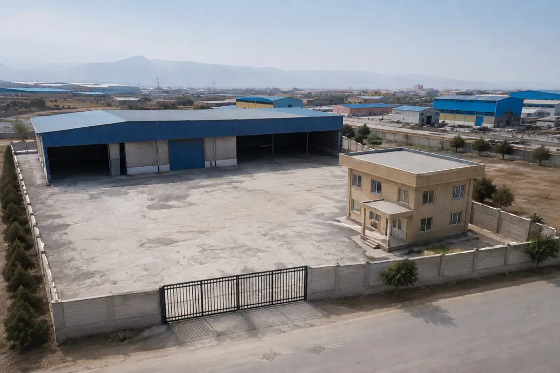 اجاره زمین تجاری یا صنعتی با متراژ ۱۵۰۰ متر