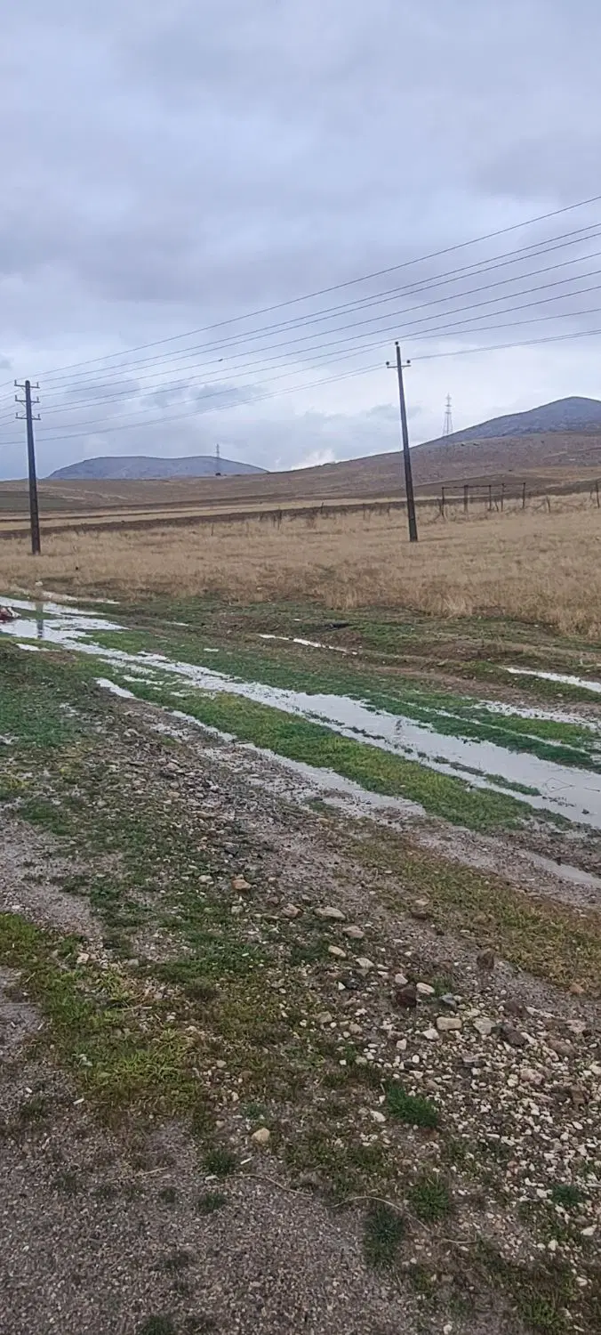 زمین کشاورزی بر جاده هرسین جنب معاینه فنی