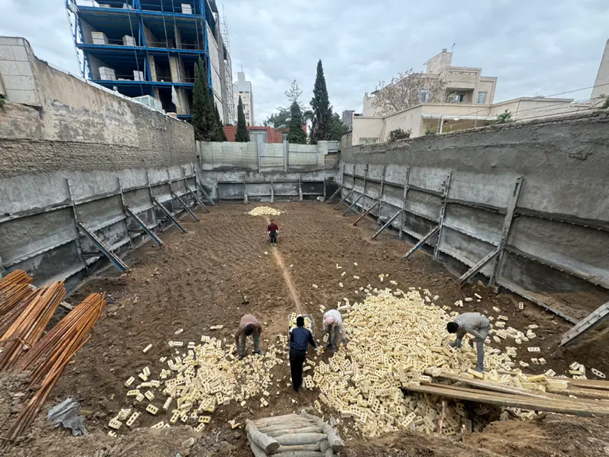 سجاد فروش ویلایی کلنگی استثنائی عرصه جنوبی