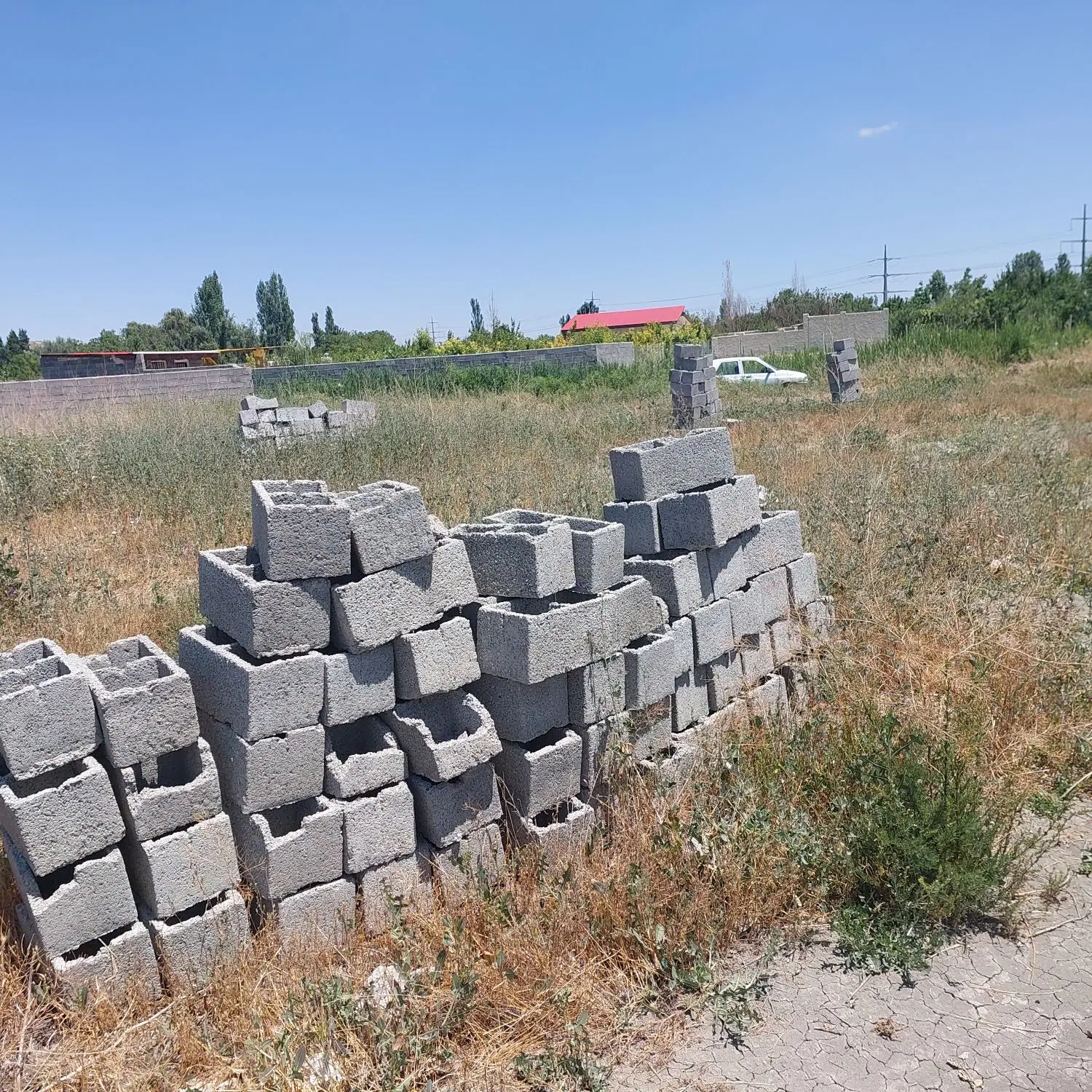 زمین کشاورزی خالی در روستای سعیدلو
