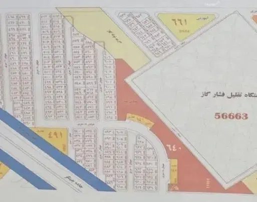 زمین اندیشه گمرک  دو بر ۱۸ متری ۲۱۳ متر
