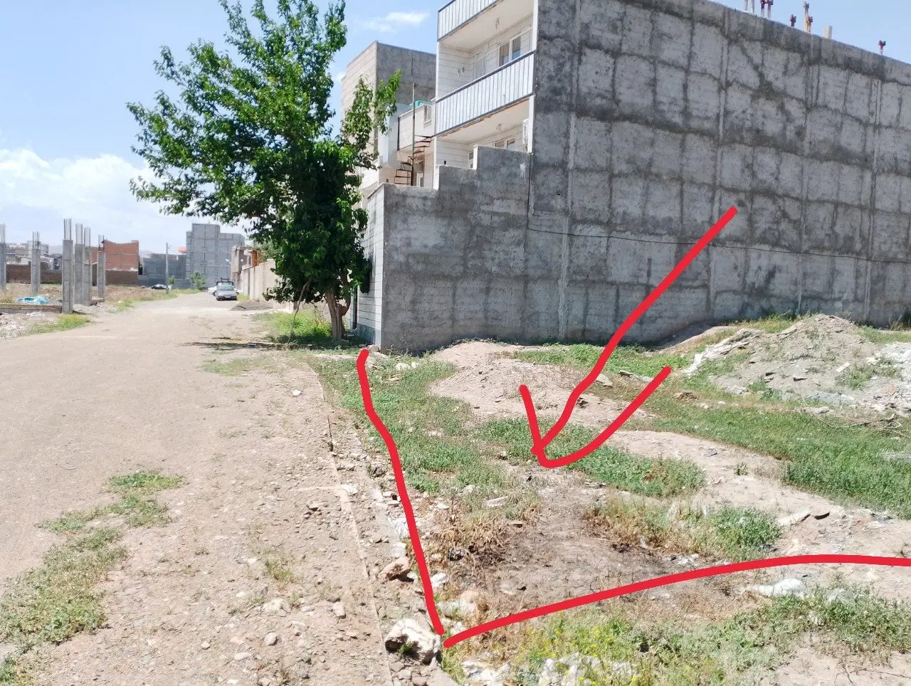 زمین مسکونی جانبازان کوی گلریز