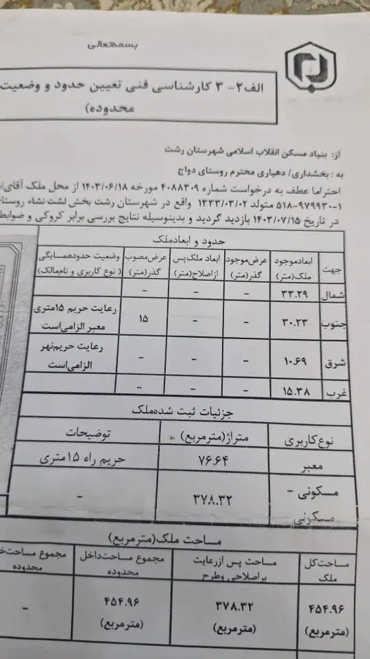 زمین مسکونی