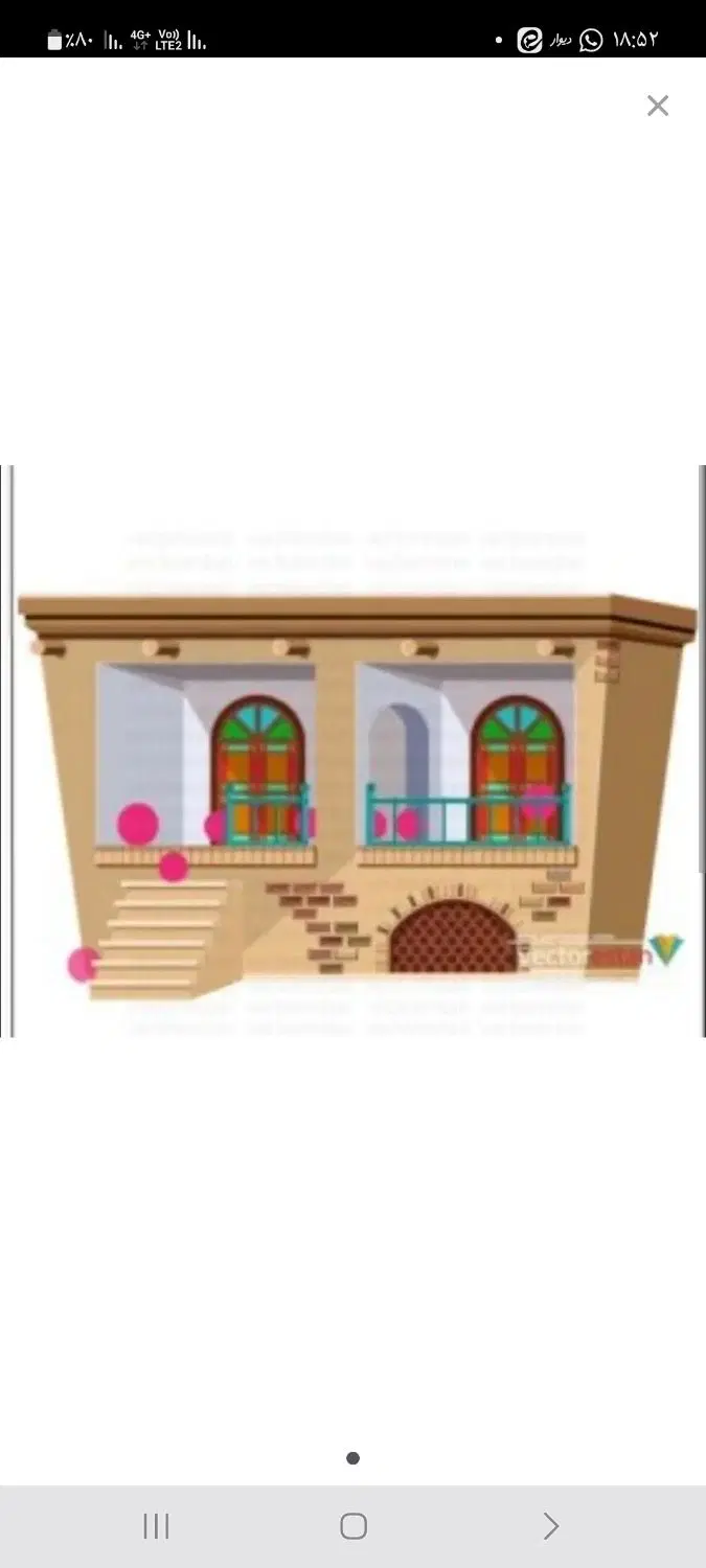خانه خشتی پلاک بزرگ