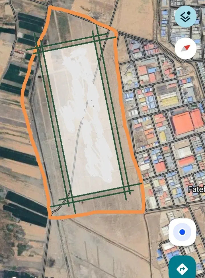 زمین 1000 متری کارگاهی