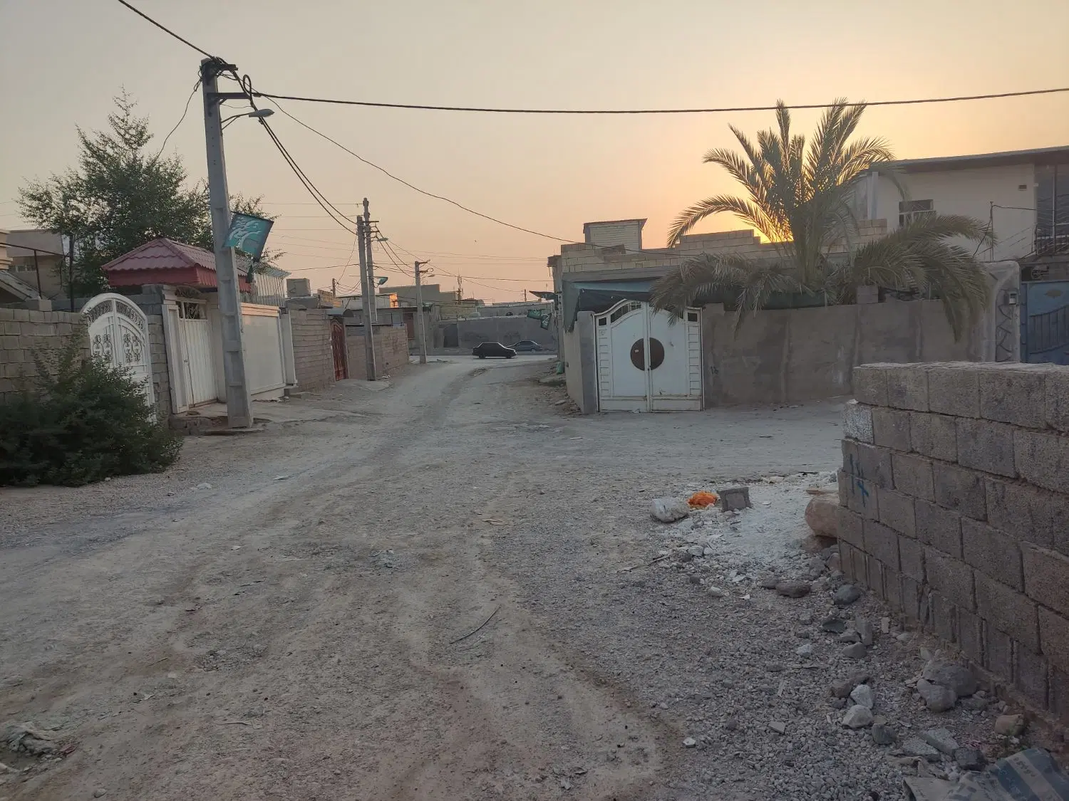 زمین کارخانه ارد کوچه پرداخته