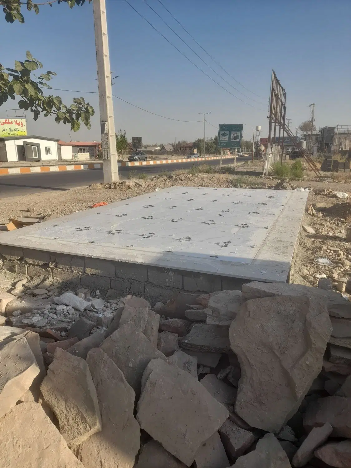 اجاره زمین کردان ۱۱۰۰ متری بهر اصلی اول کردان