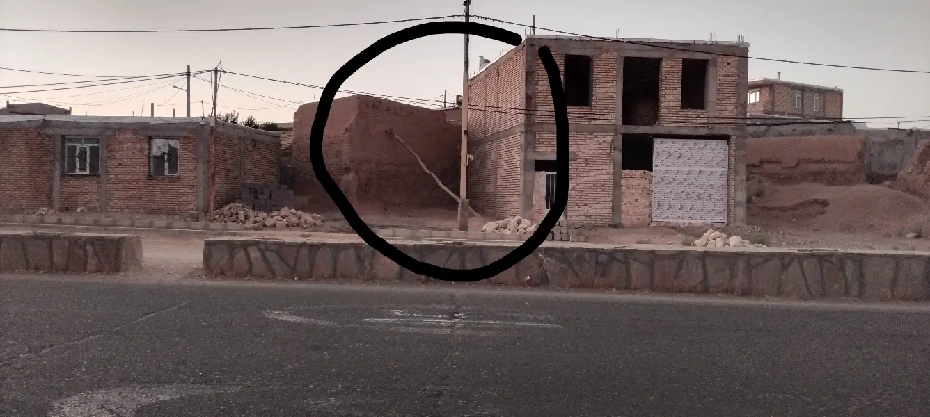 یک قطعه زمین ۵۰ متری بر جاده بیجار در روستای سیدان