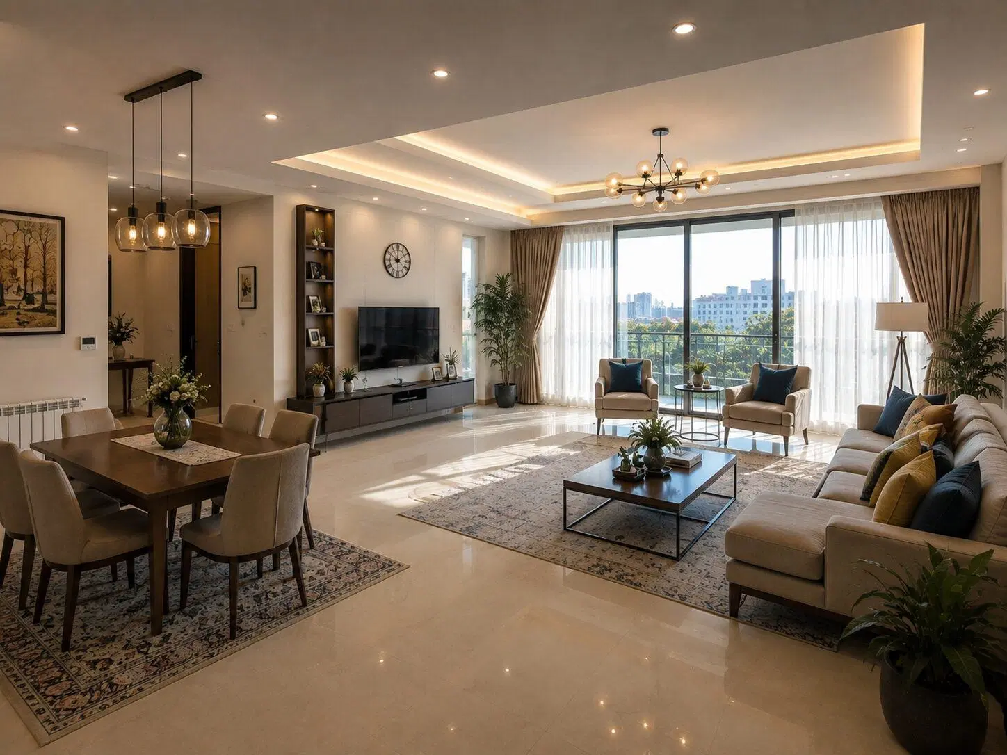 آپارتمان 100 متر،‌ دو خواب،‌ شهرک بهشتی
