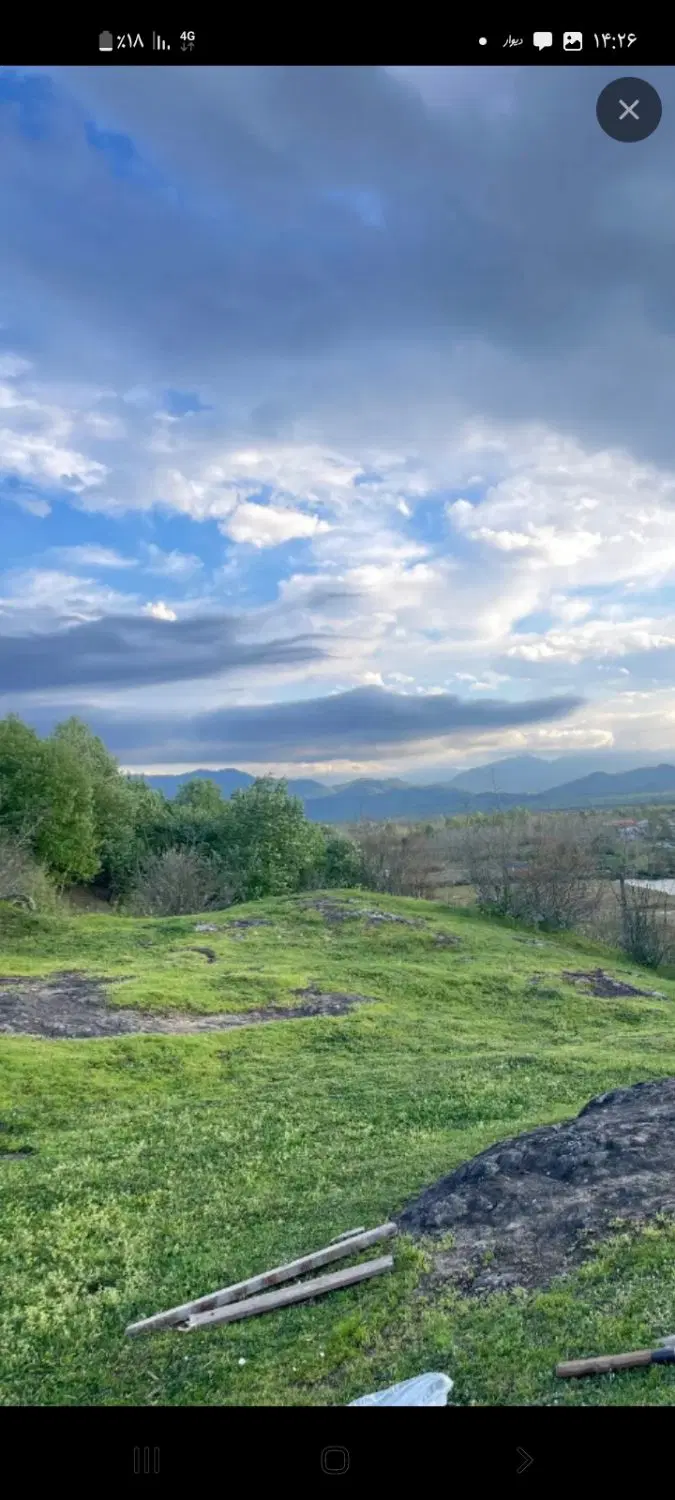 زمین مسکونی با سند تک برگ