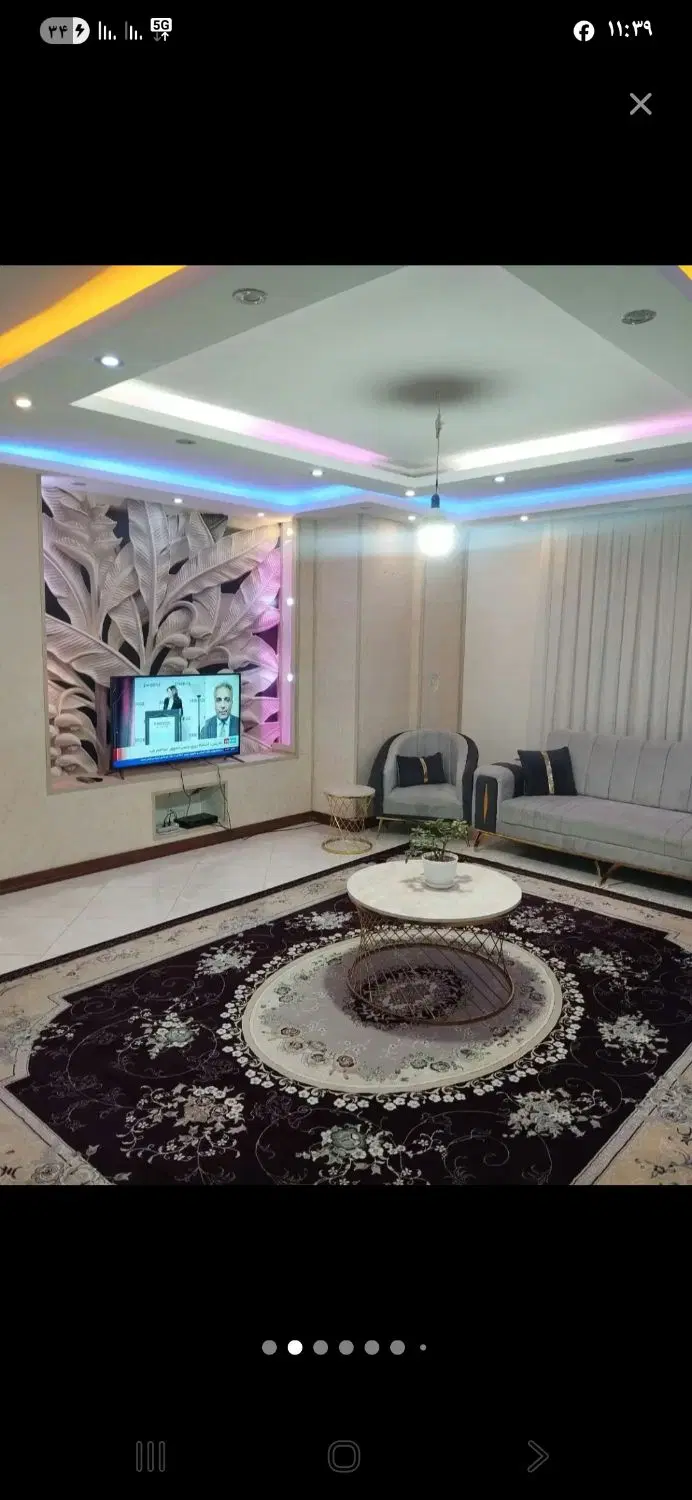 دوخوابه ۱۱۰ متری صفر کلید نخورده