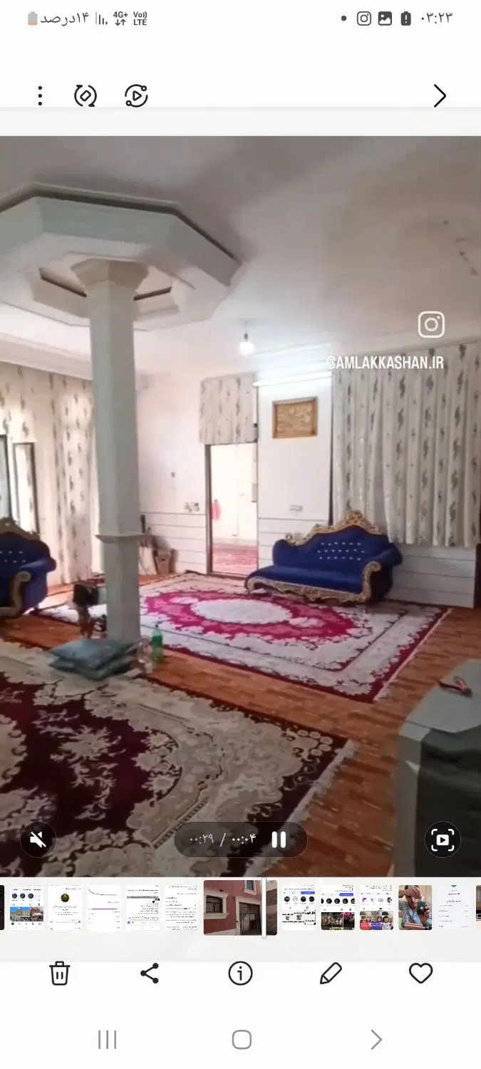 خانه ۳۷۰متردوطبقه همکف و زیرزمین بلوار تابنده