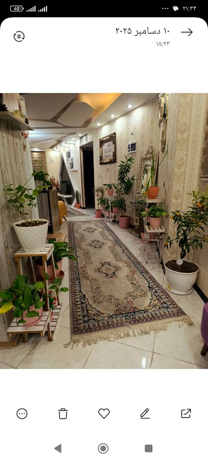 رهن آپارتمان دو خوابه تمیز و شیک...زوج بدون فرزند