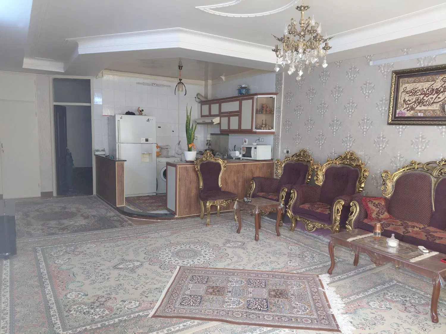 باسلام اپارتمان ۸۰مترسندار۲خواب خوش نقش
