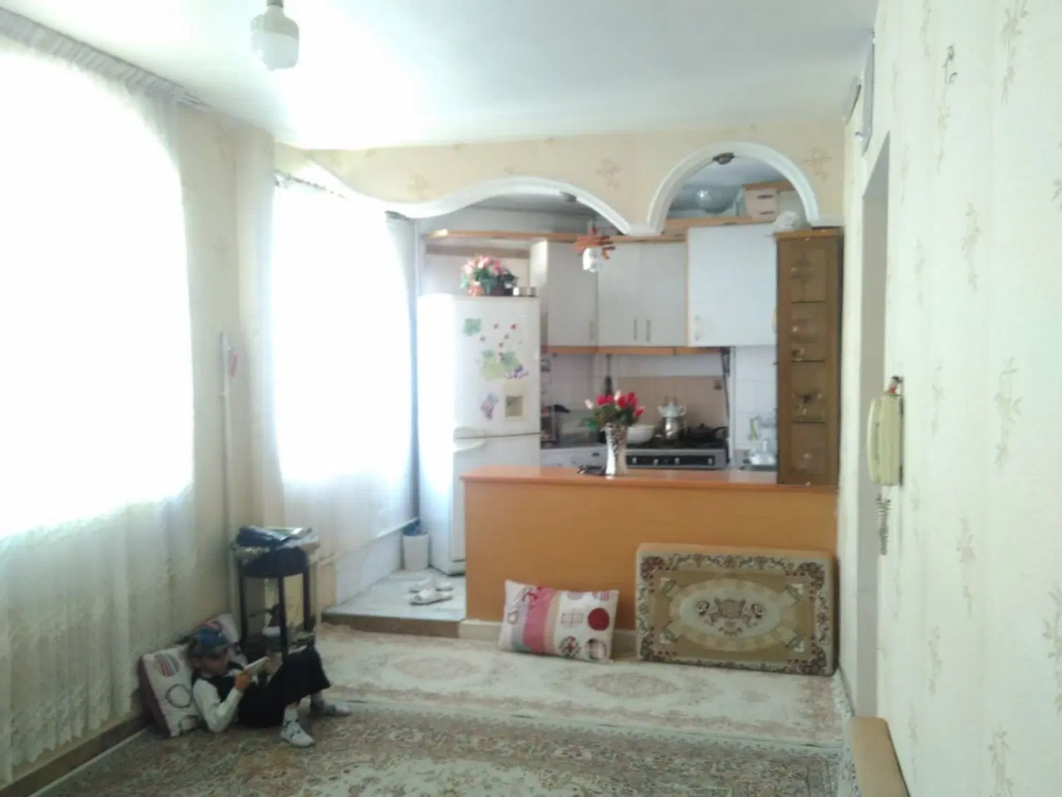 آپارتمان ۵۷متر ۲خواب با پارکینگ و انباری سندی