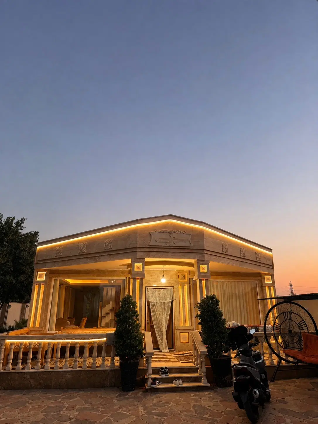 ویلا، باغ، باغچه