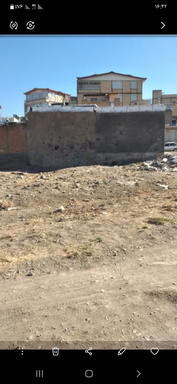 ۱۲۵متر زمین ایستگاه اول صادقبه