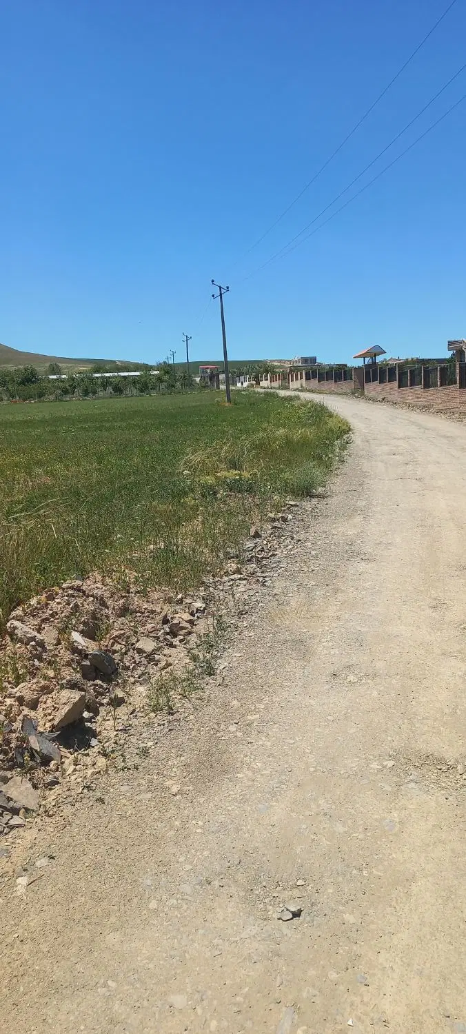 زمین در روستای حصار