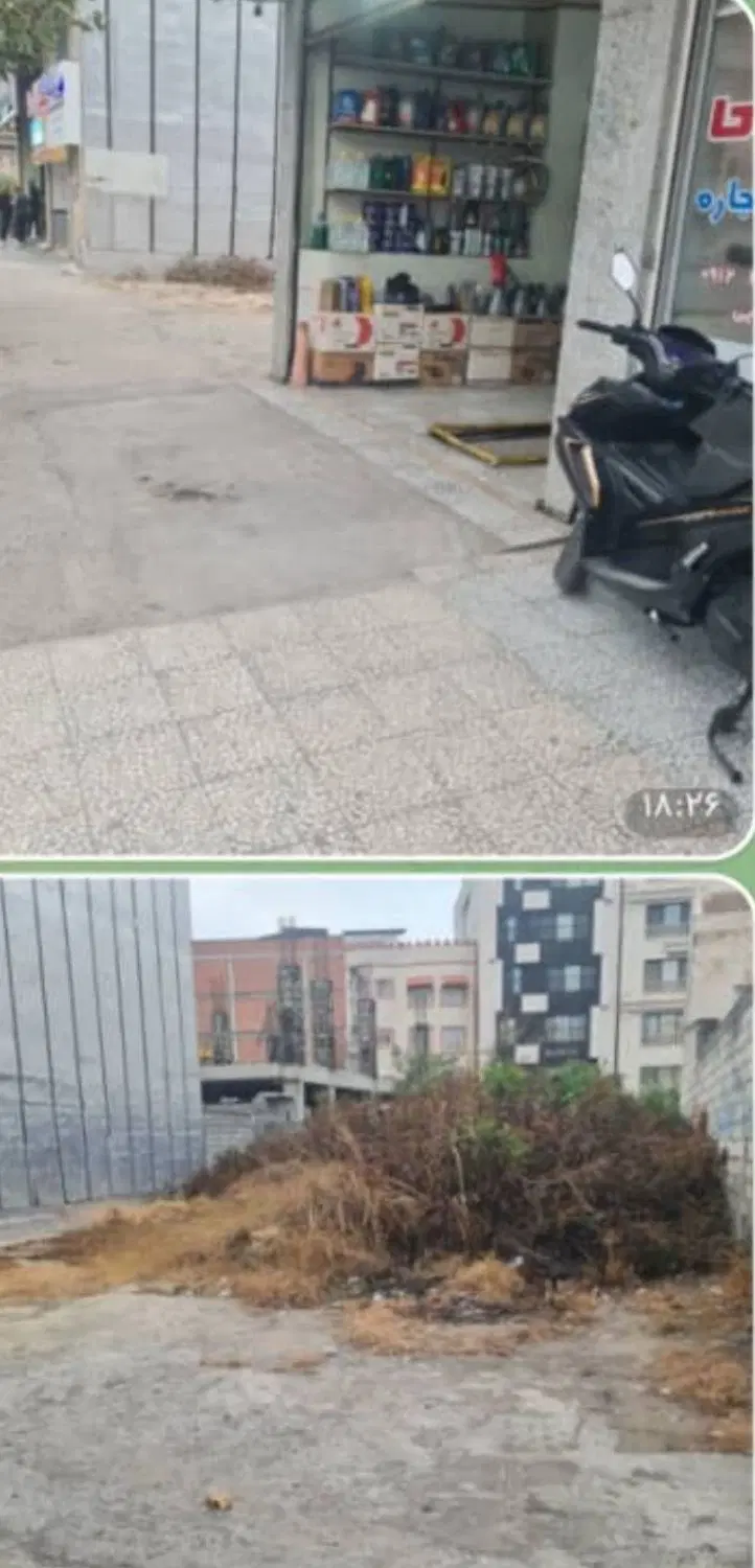امل خیابان منفرد ۲۷۰ زمین باسند وکاربری تجاری