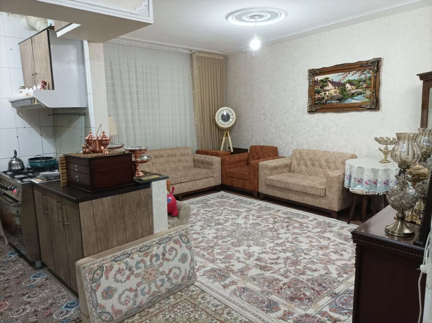 آپارتمان 64متری دوخوابه.نظام وفا.طباخ حسینی