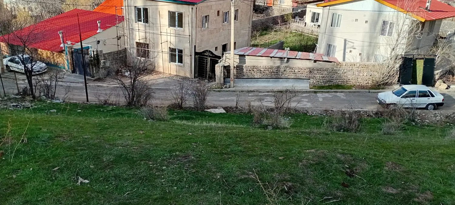 زمین ۱۲۰۰ متر داخل بافت لات وشته طالقان