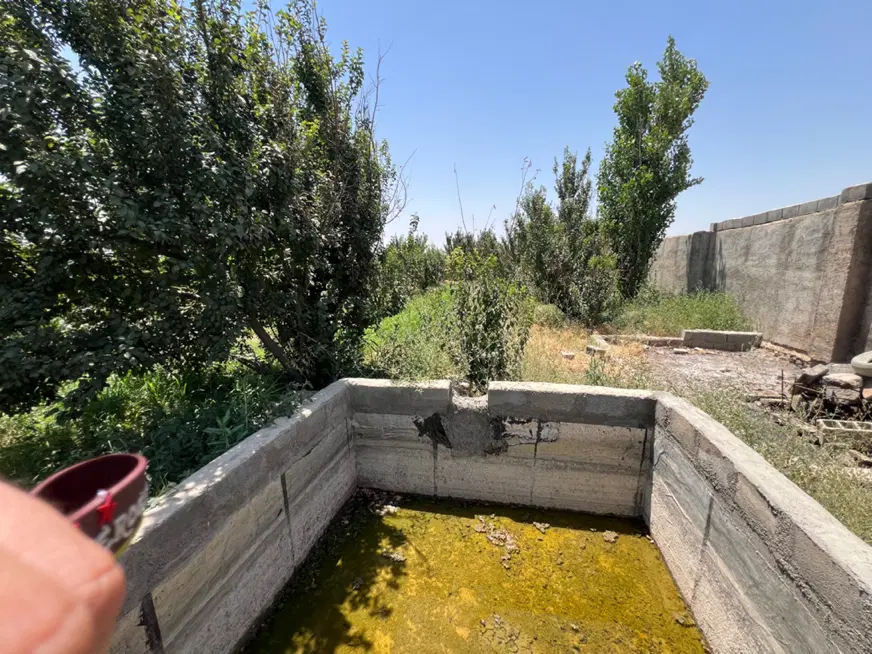 ۹ هزارمتر زمین چهاردیواری اتوبان آزادگان شمس اباد