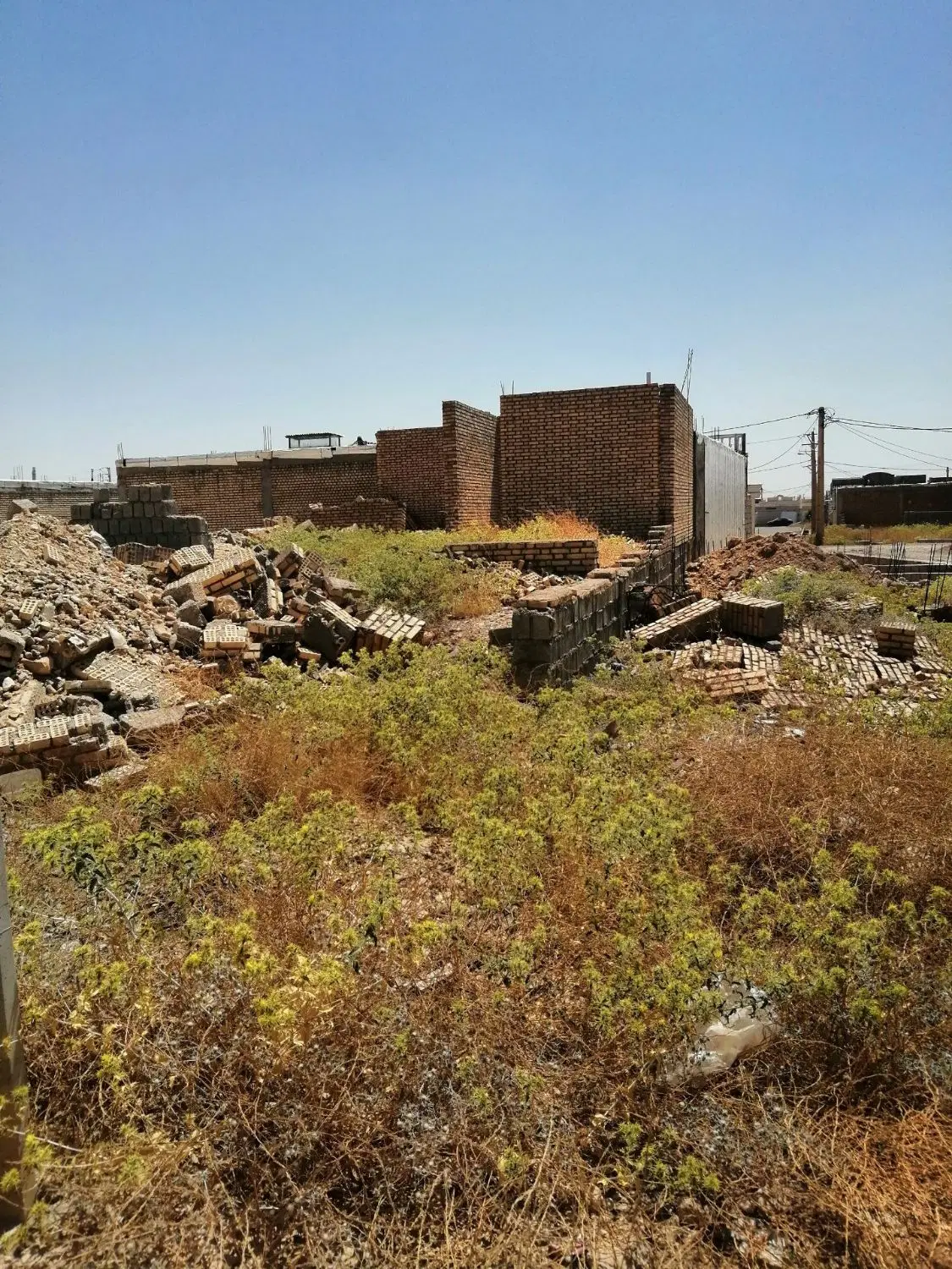 زمین ۱۷۳ متری نه دی خیابون بهرام کاکائی کوچه صدف