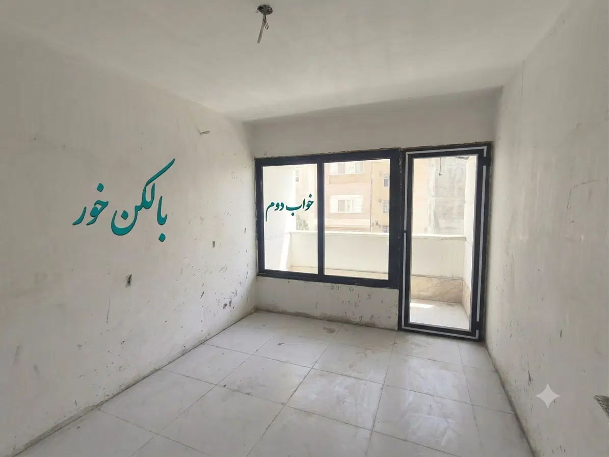 95متر*2خواب*کلید نخورده*فول‌امکانات*نورگیر‌‌نما