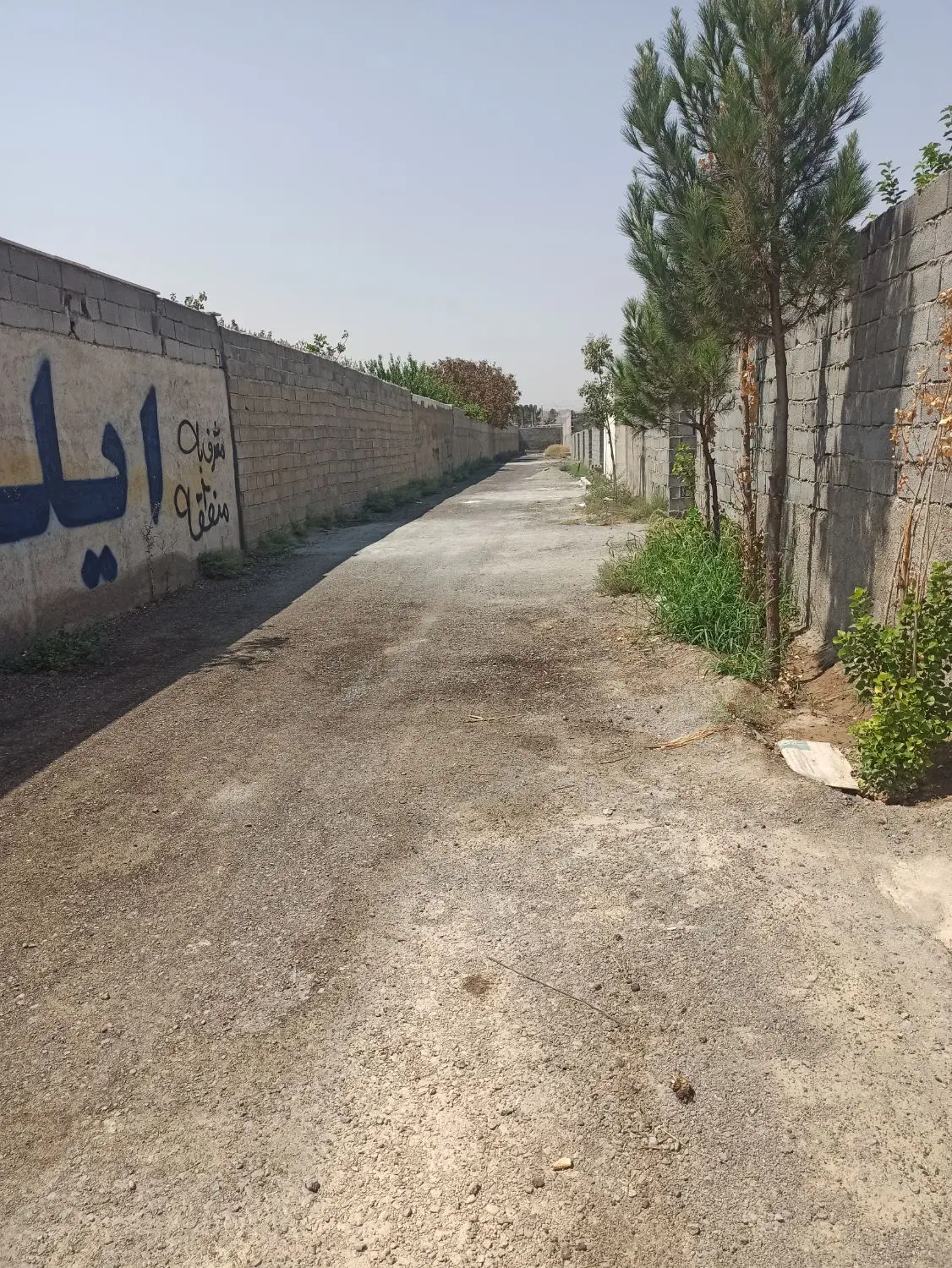 باغچه 530 متری آب برق گاز دارد
