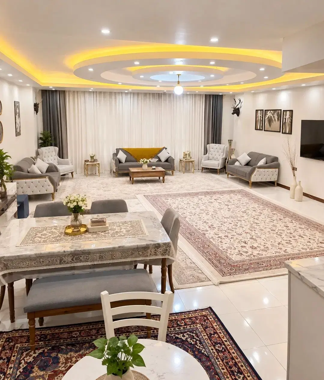 آپارتمان_۱۳۰متر تک واحدی_فول امکانات_گوهردشت
