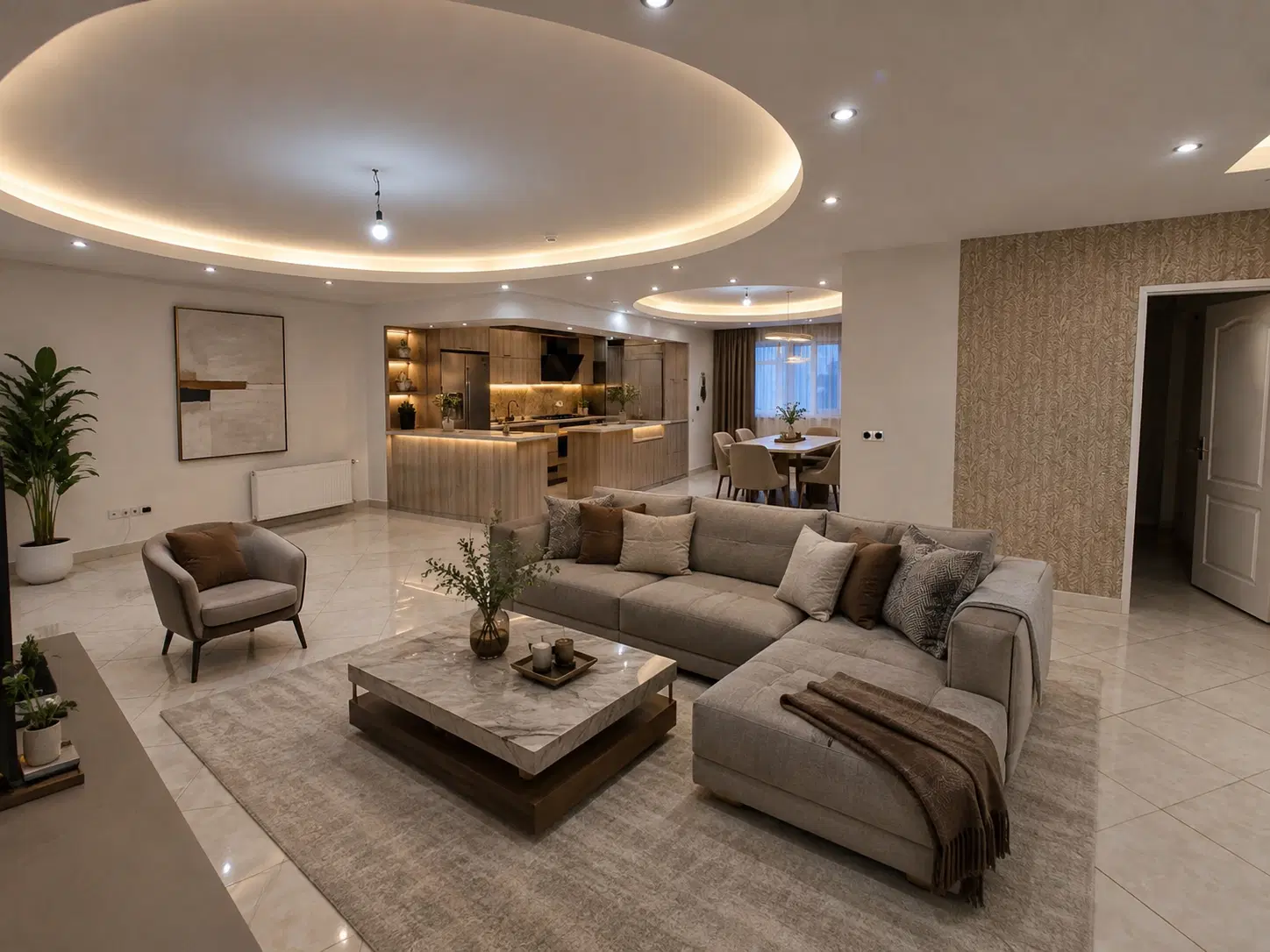 رو به نما، لابی مجلل، ۳خواب