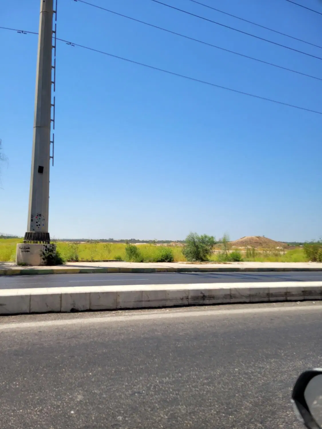 امتیاز زمین ۲۴۰ متری فنس هوایی
