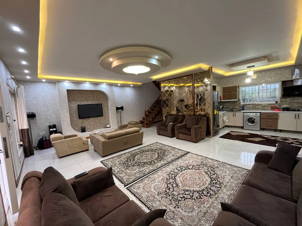 ۳۰۰متر دوبلکس مبله کامل_بالادست جاده فقط ۷میلیارد