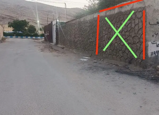 زمین ۳۶ متری موقعیت تجاری