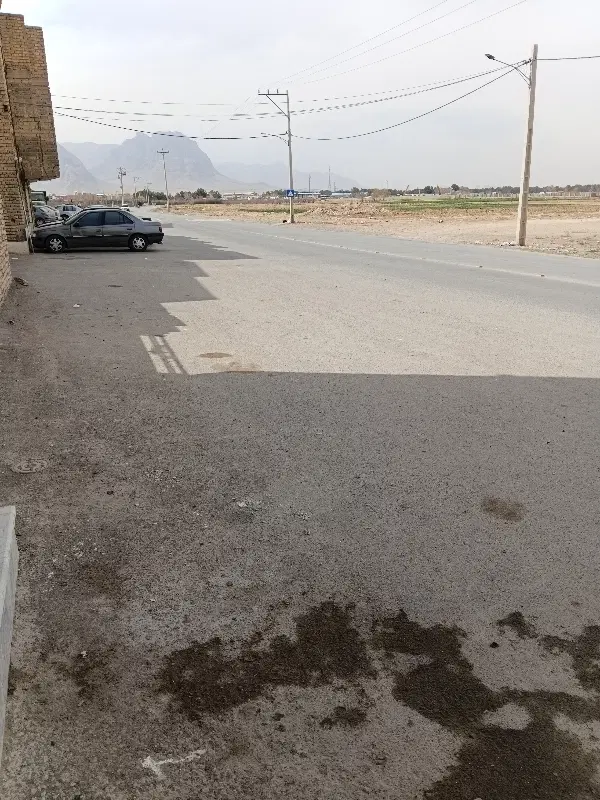 فروش 120متر زمین بر جاده