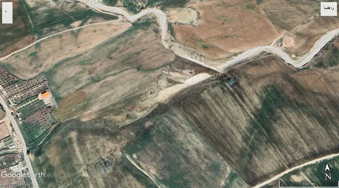 زمین کشاورزی چهارتنگ پشت باغ اقای رضایی