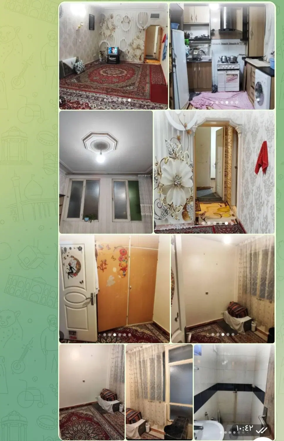 اپارتمان تک واحدی دو خواب