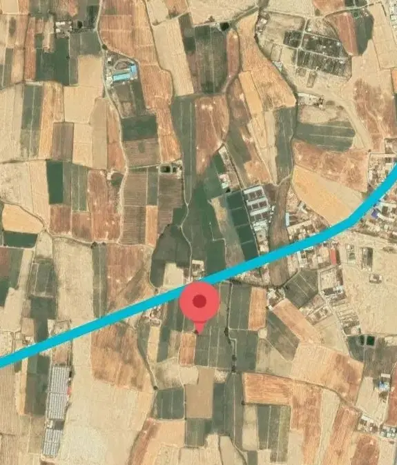 ده هزارمتر زمین کشاورزی با 2 ساعت اب نظر اباد