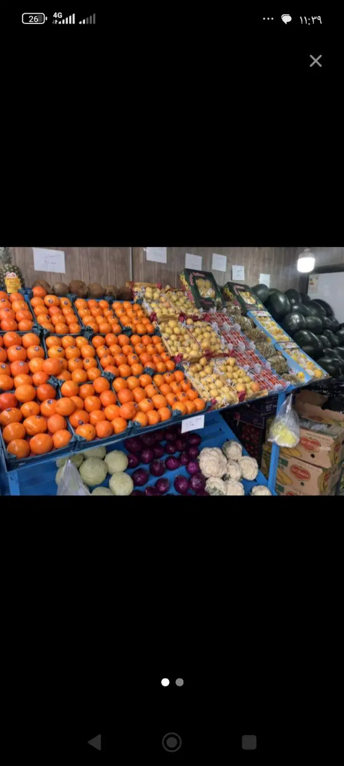 مغازه میوه فروشی فعال در حال حاضر