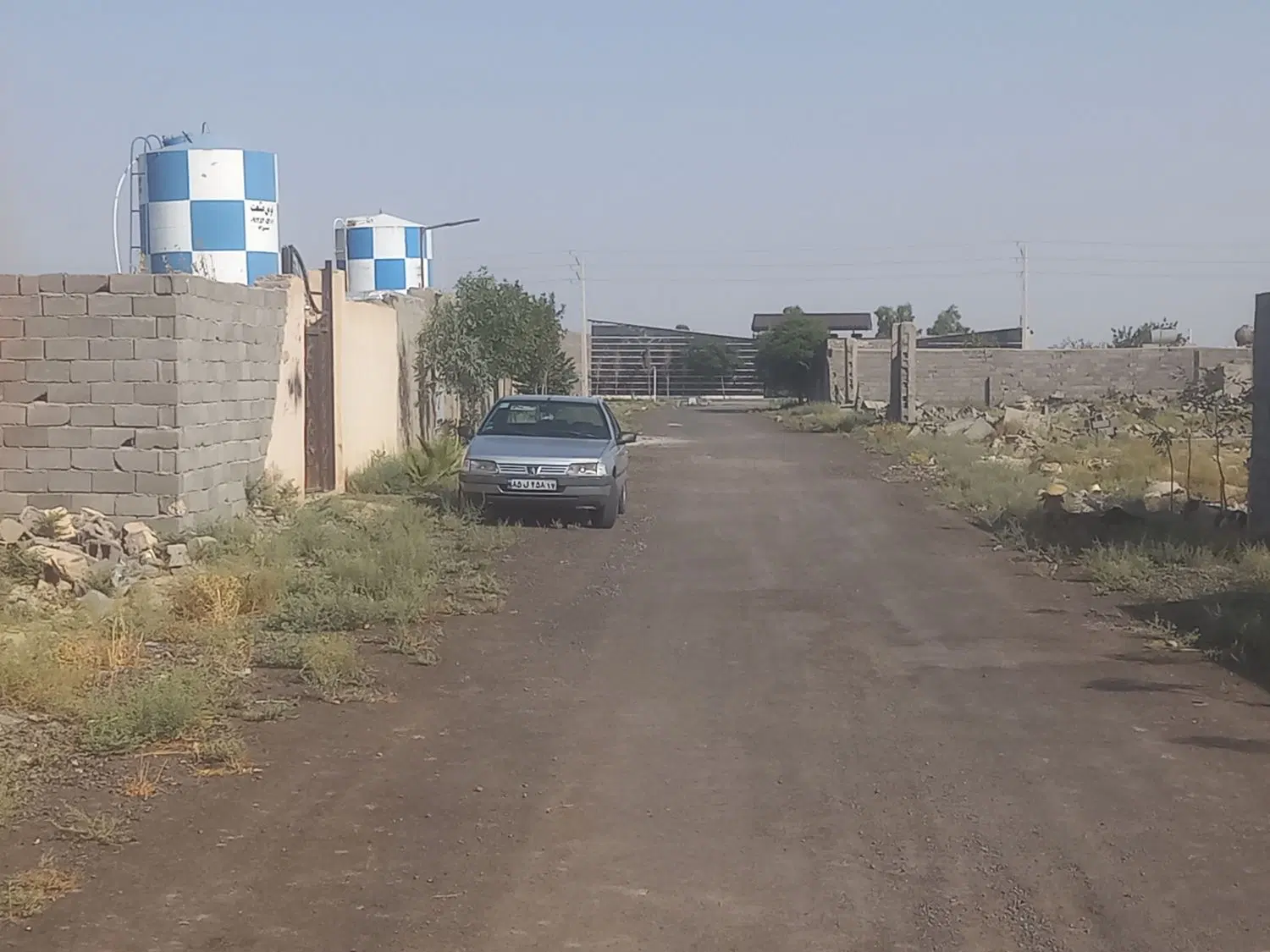 زمین ۳۱۳متری مناسب باغچه و سوله