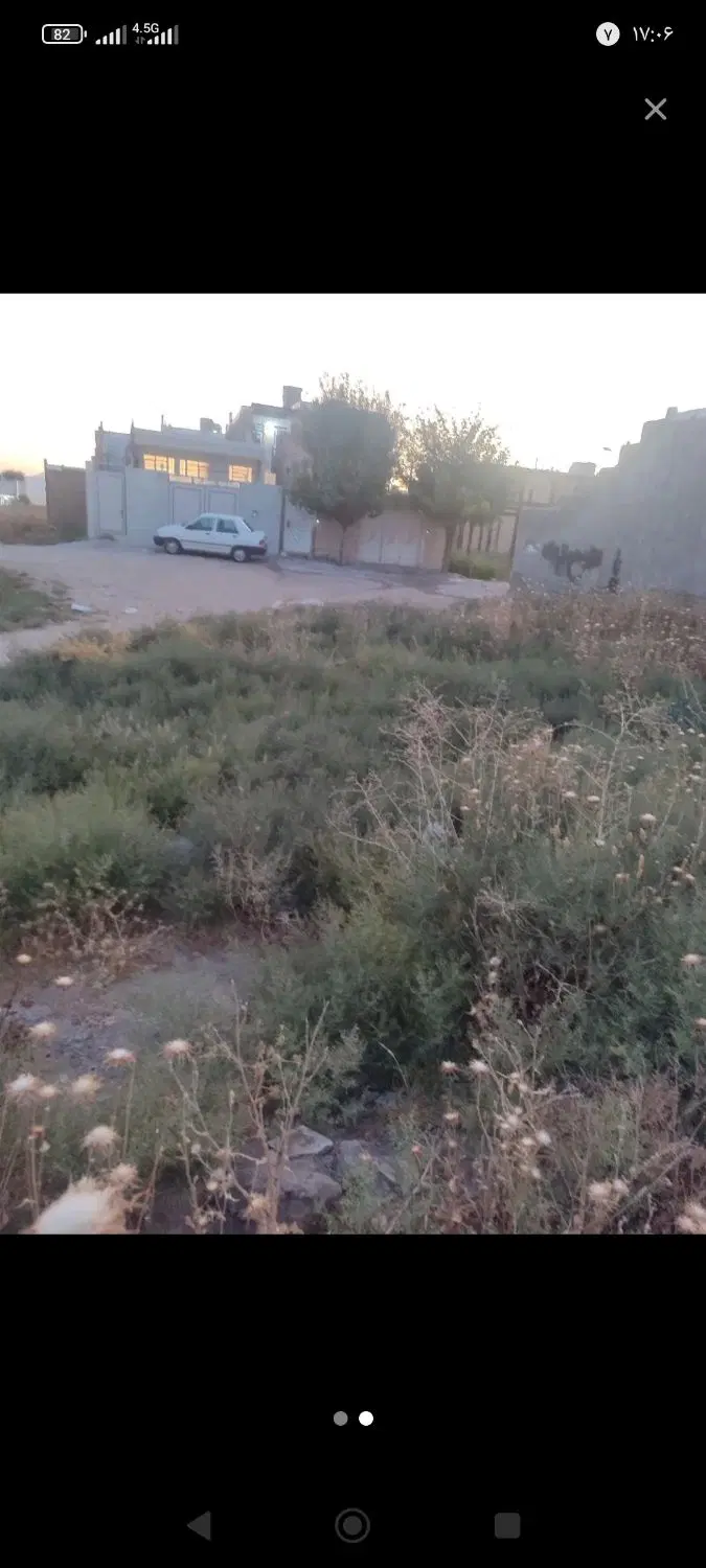 صد متر زمین مسکونی گلدشت غربی ارم حاج خدیجه